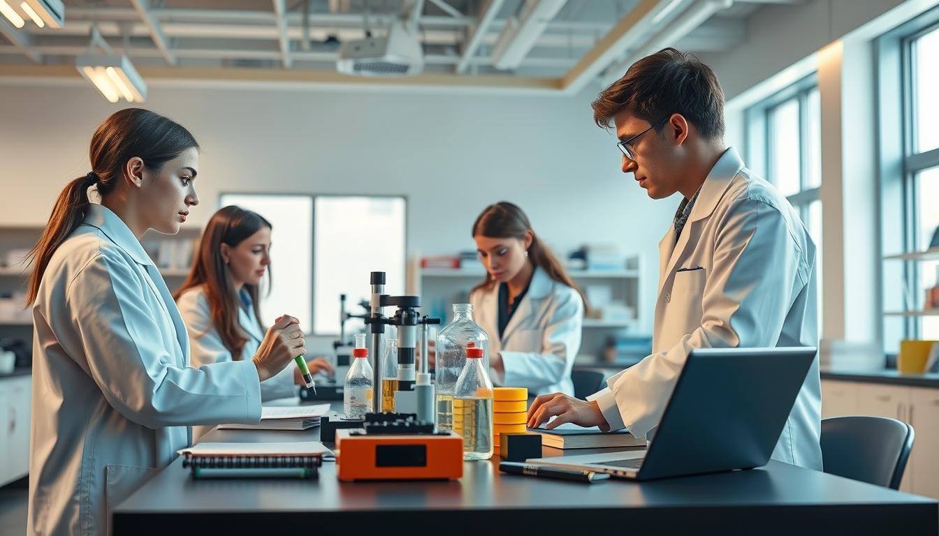 Modern university campus for students